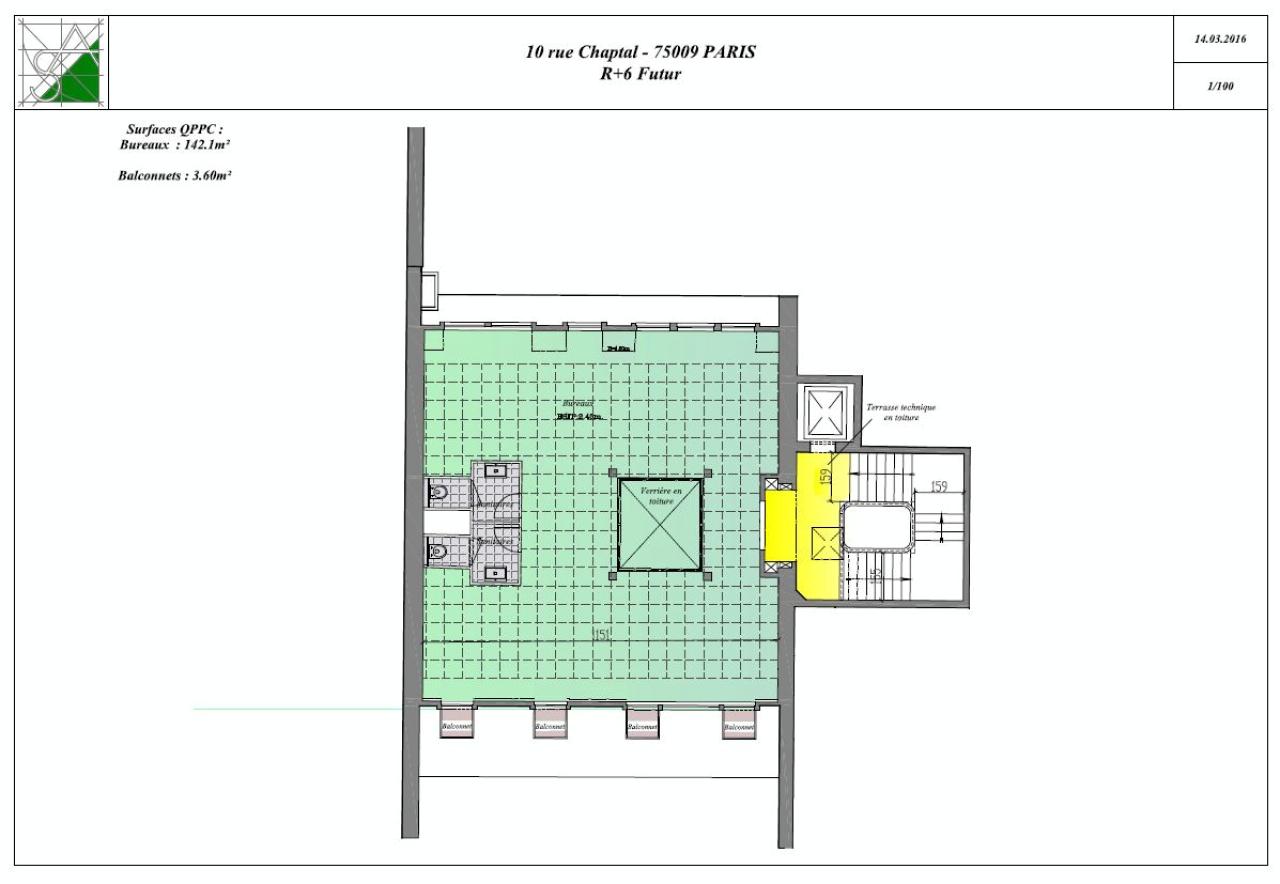 Bureau Paris 825m² Location bureau Paris OLBUR2427560 16